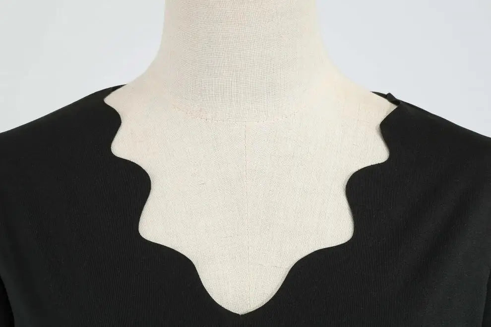 Women's Slim Fit Christmas Print Long Sleeve Dress Polyester