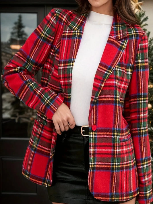 Christmas Plaid Blazers