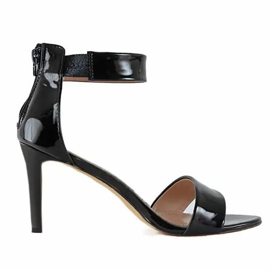 9cm Open Toe High Heel Sandals Ankle Strap