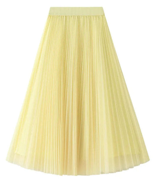 Tulle Maxi Skirt – Boho Summer A-Line Style