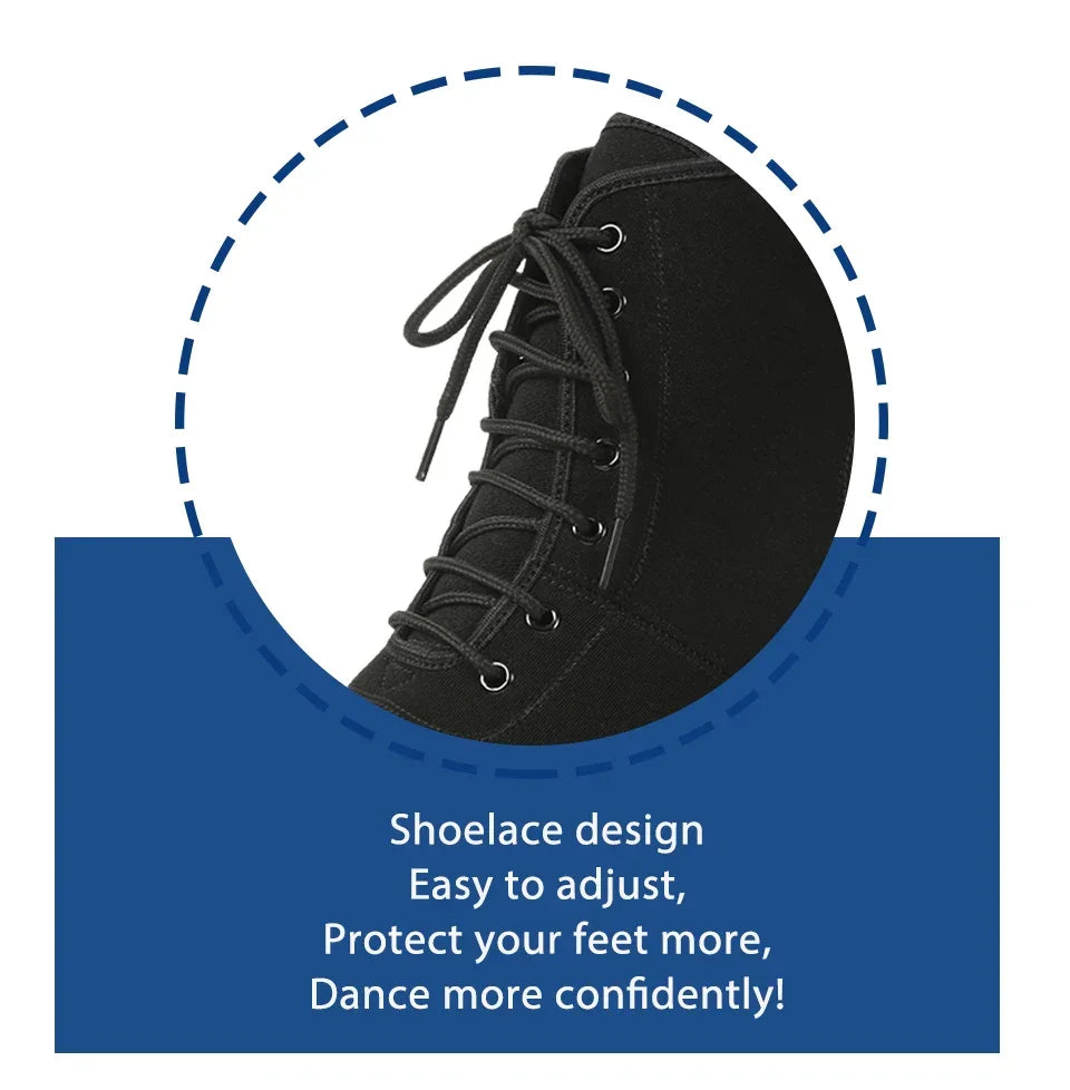 SWDZM Women Shoes Ballroom Dance Shoes Soft Sole Waltz Women Tango Jazz Latin Dance Shoes Middle Heel Ladies Dance Sneakers