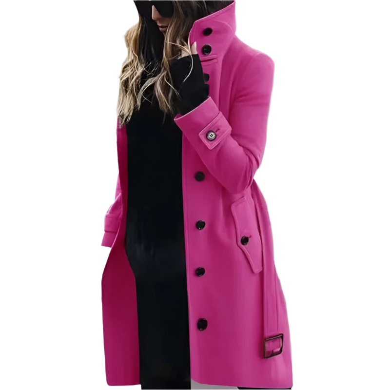 Women's Autumn Winter Warm Single Breasted Coat