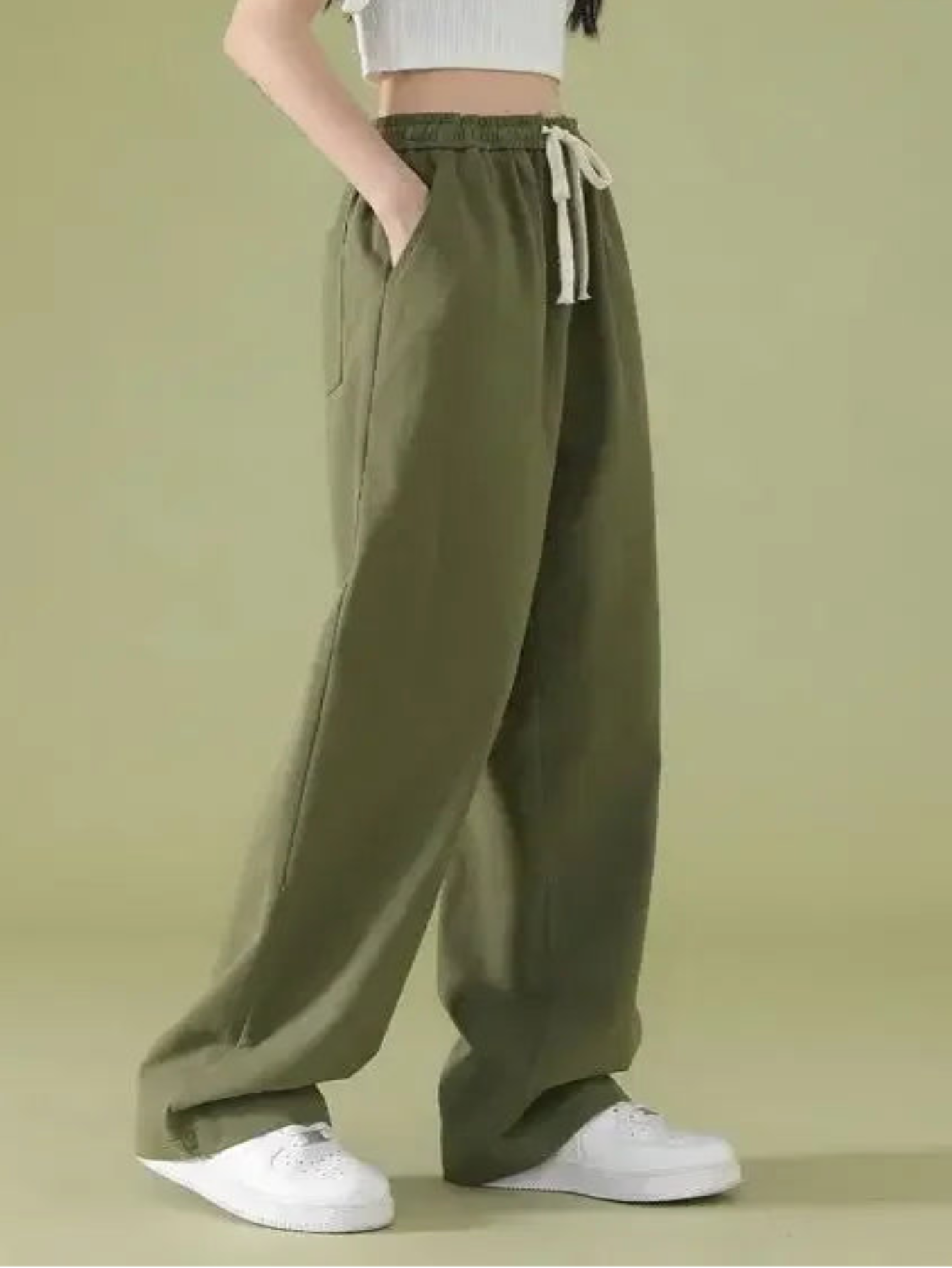 Flattering Vintage High Waist Wide Leg Pants For Women | Broadcloth | All Season