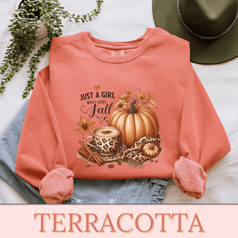 Just A Girl Who Loves Fall 2 | Women's Fall Sweatshirt