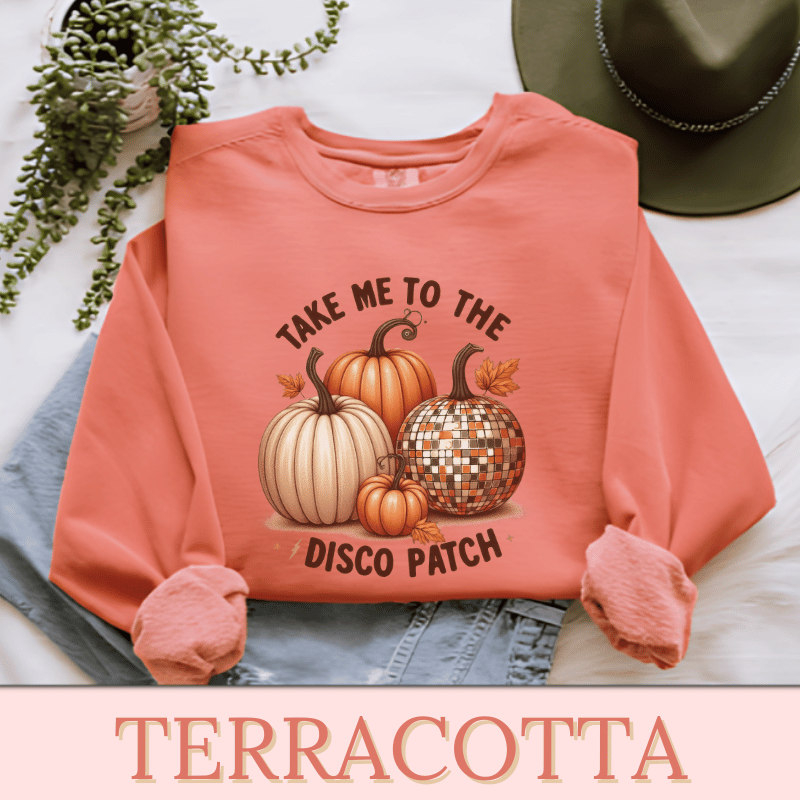 TAKE ME TO THE DISCO PATCH | Women's Fall Sweatshirt