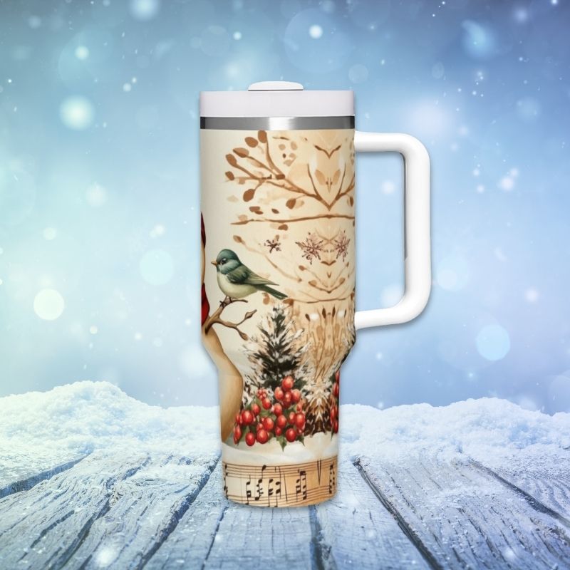 Vintage Snowman | 40 oz Tumbler