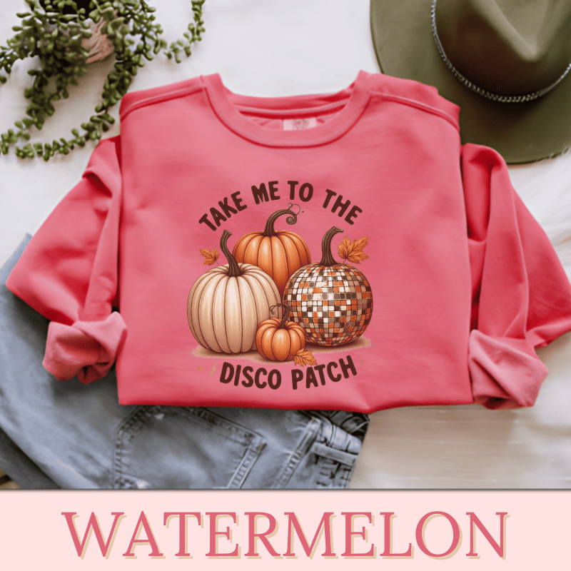 TAKE ME TO THE DISCO PATCH | Women's Fall Sweatshirt