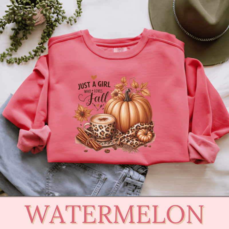 Just A Girl Who Loves Fall 2 | Women's Fall Sweatshirt