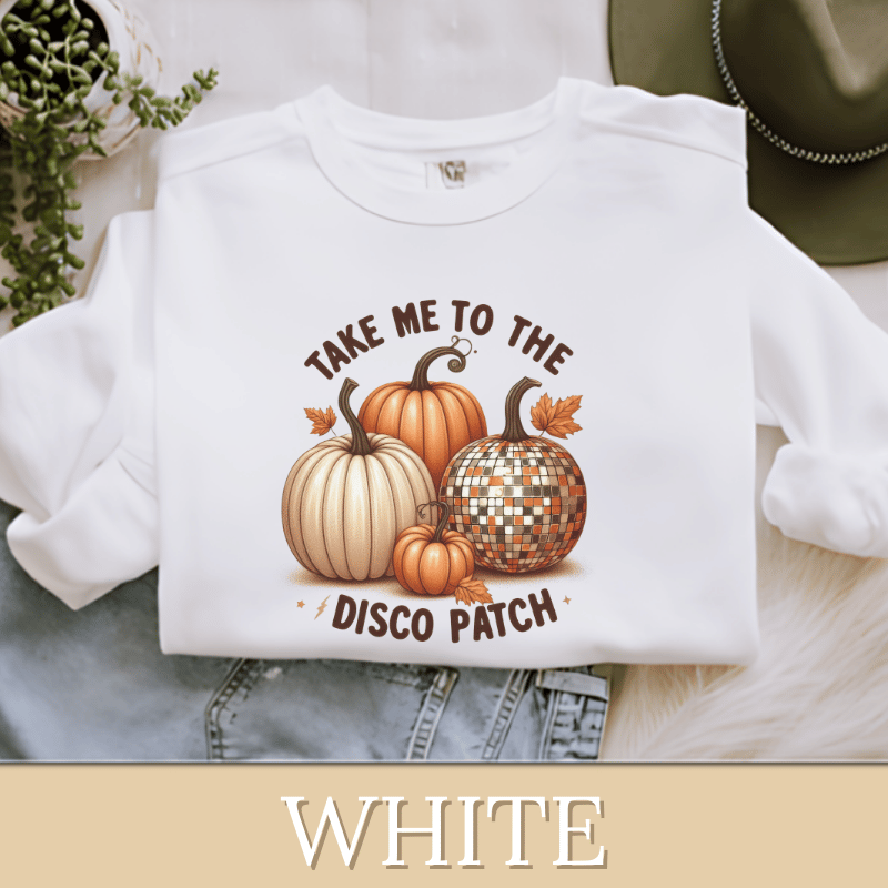 TAKE ME TO THE DISCO PATCH | Women's Fall Sweatshirt