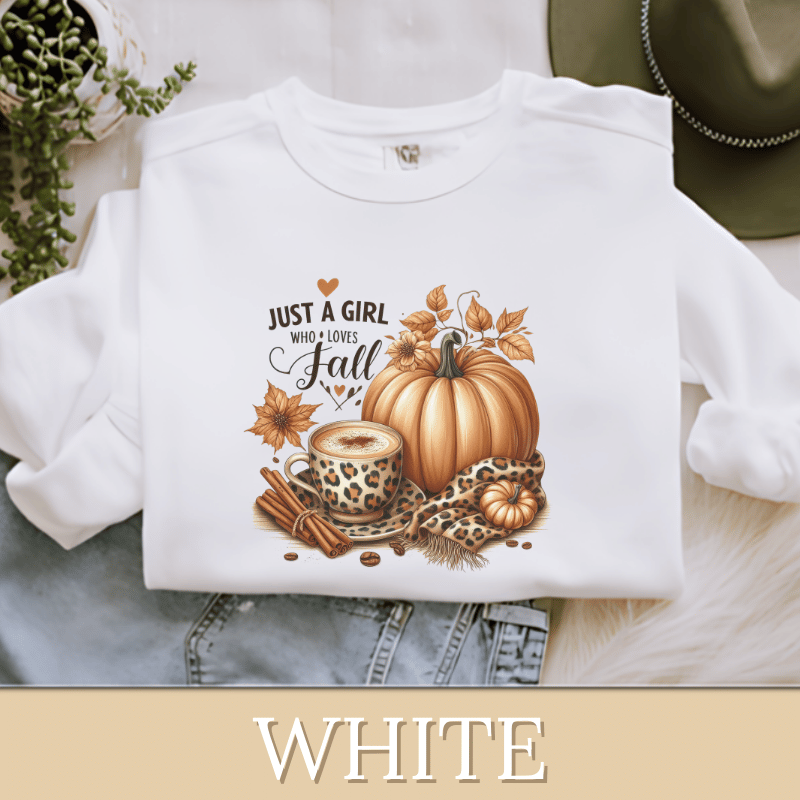 Just A Girl Who Loves Fall 2 | Women's Fall Sweatshirt